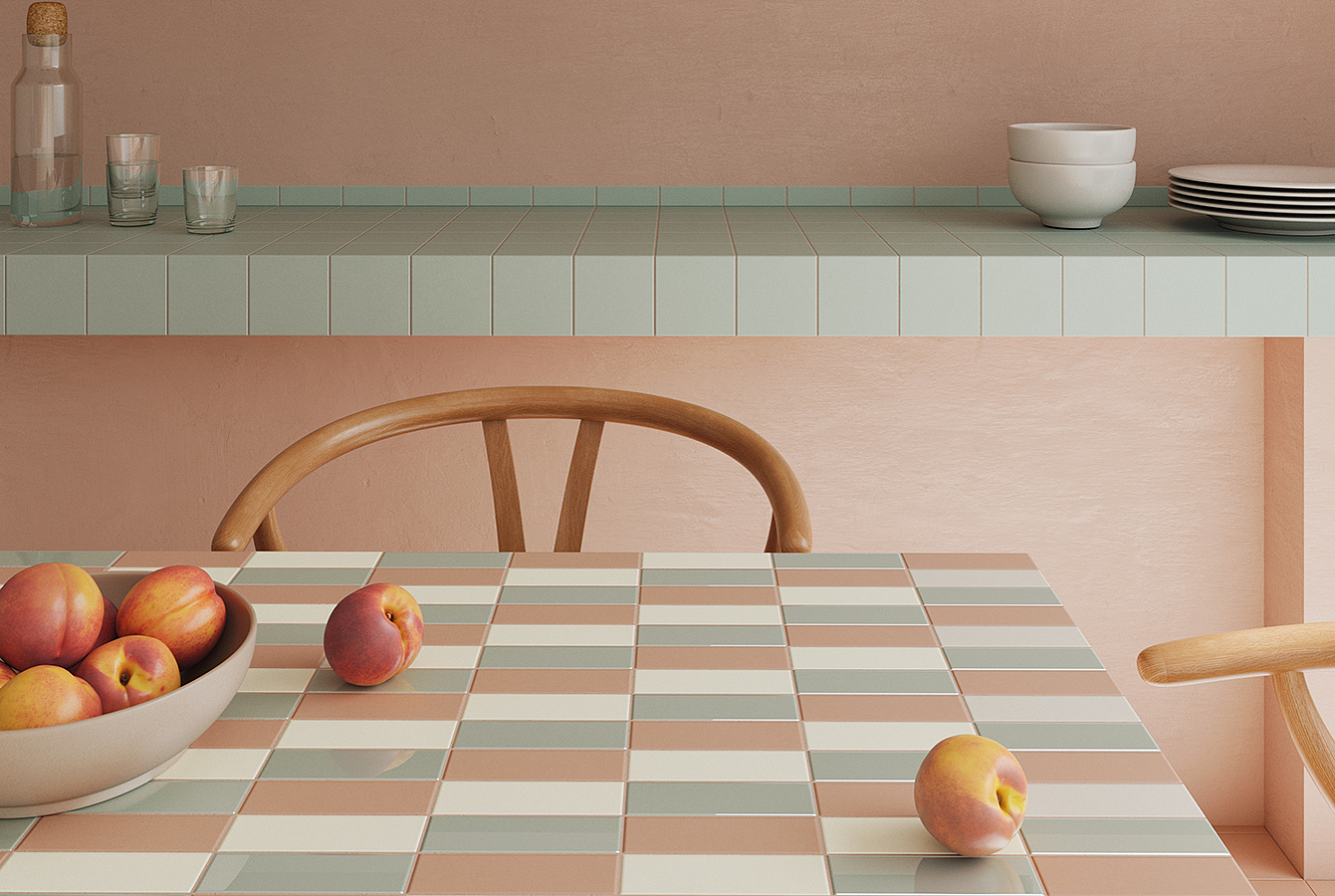 BITS / CELADON / CELADON GLOSS / CAMEL / TUNDRA / SQUARE CELADON